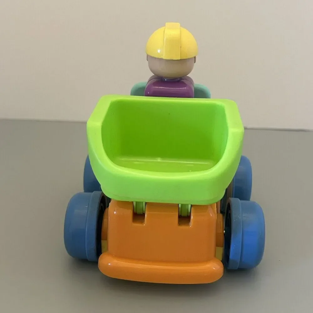 Tomy Push 'N Go Dump Truck With Figure 2010 Pre School Toy Car Replacement